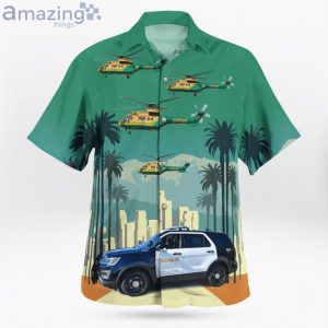 Los Angeles County Department Ford Police Interceptor Hawaiian Shirt Product Photo 3