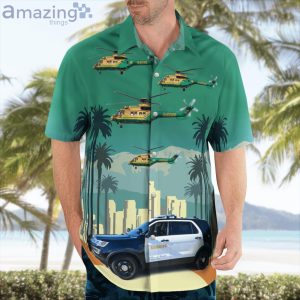 Los Angeles County Department Ford Police Interceptor Hawaiian Shirt Product Photo 4