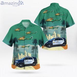 Los Angeles County Department Ford Police Interceptor Hawaiian Shirt Product Photo 1