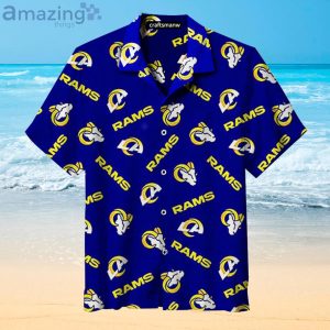 Los Angeles Rams Print Unisex Fans Gift Logo Sport Lover Hawaiian Shirt Product Photo 1