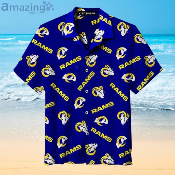 Los Angeles Rams Print Unisex Fans Gift Logo Sport Lover Hawaiian Shirt Product Photo 1