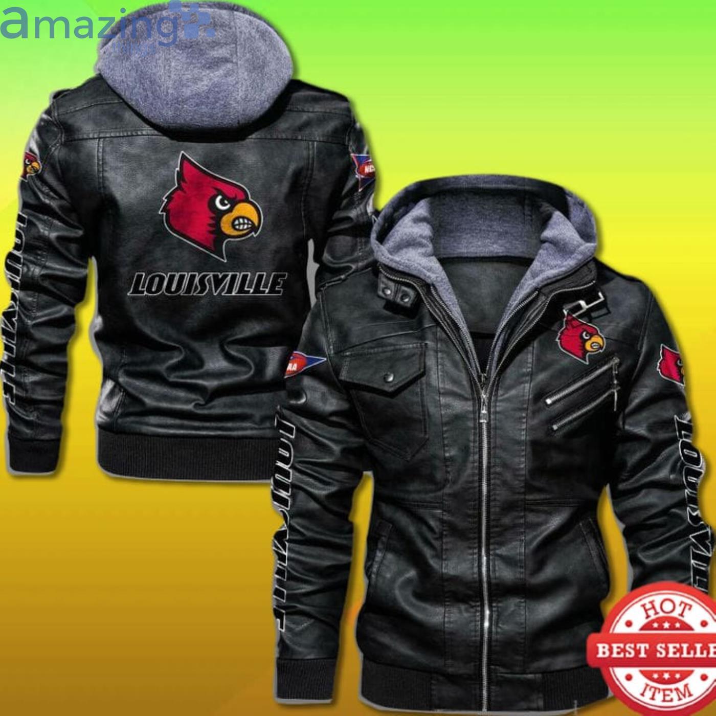 Louisville Cardinals 2D Trending Leather Jacket