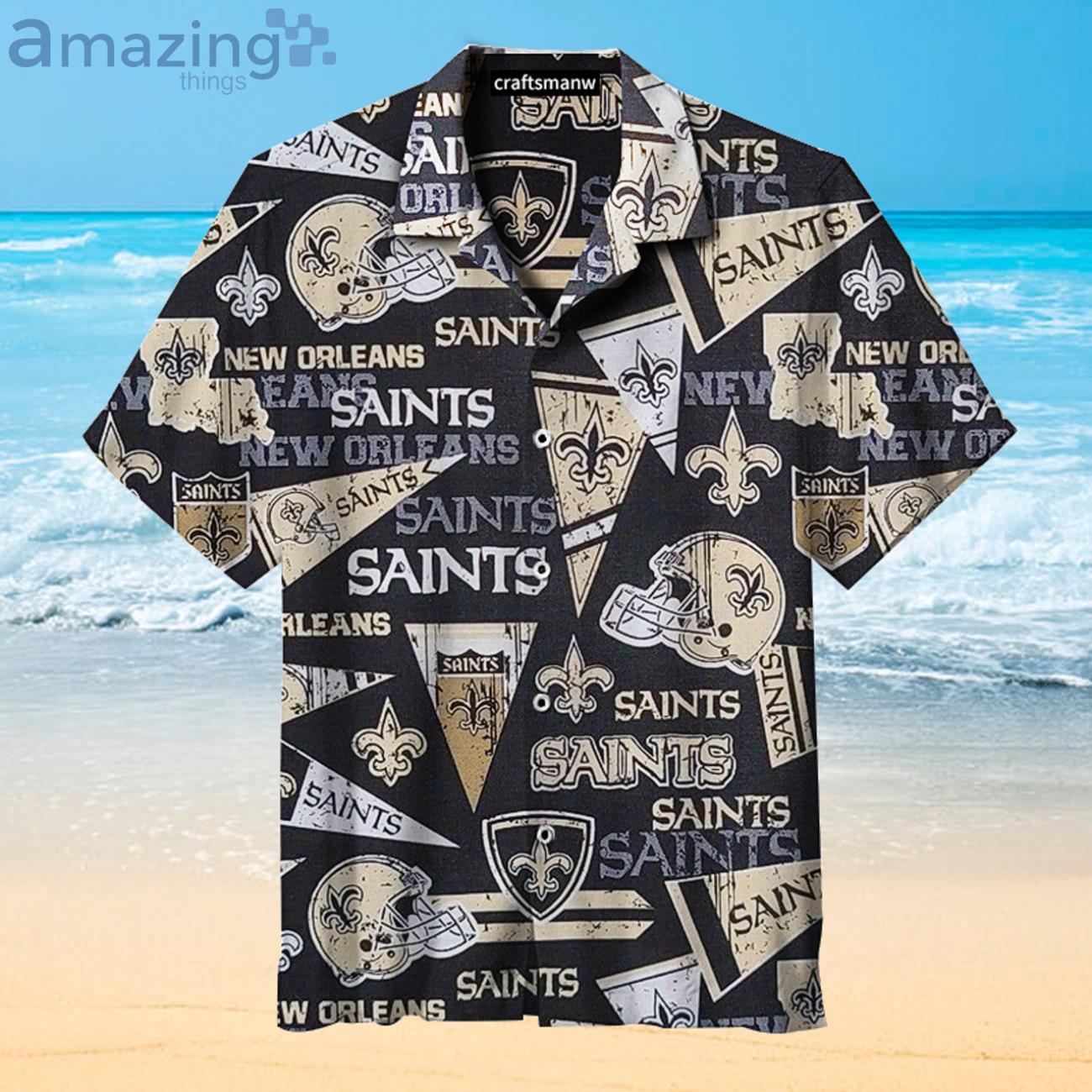 Love New Orleans Saints Fans Gift Logo Sport Lover Hawaiian Shirt Product Photo 1