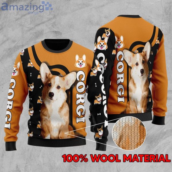 Lovely Corgi Christmas Ugly Sweater Product Photo 1