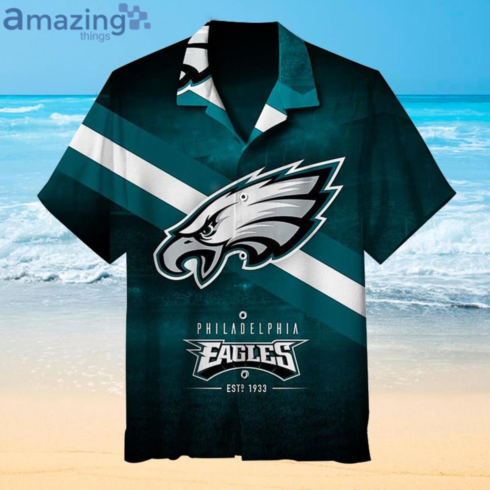Lover Philadelphia Eagles Fans Gift Logo Sport Lover Hawaiian Shirt Product Photo 1