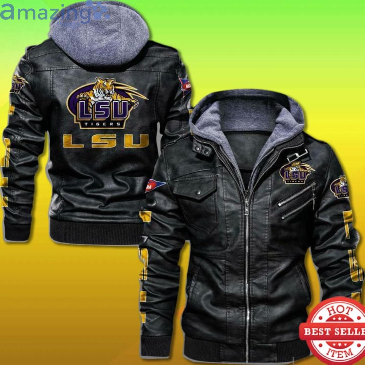 Lsu Tigers 2D Trending Leather Jacket Product Photo 1