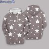 Lush Decor Star Pattern All Over Print 3D Hoodie