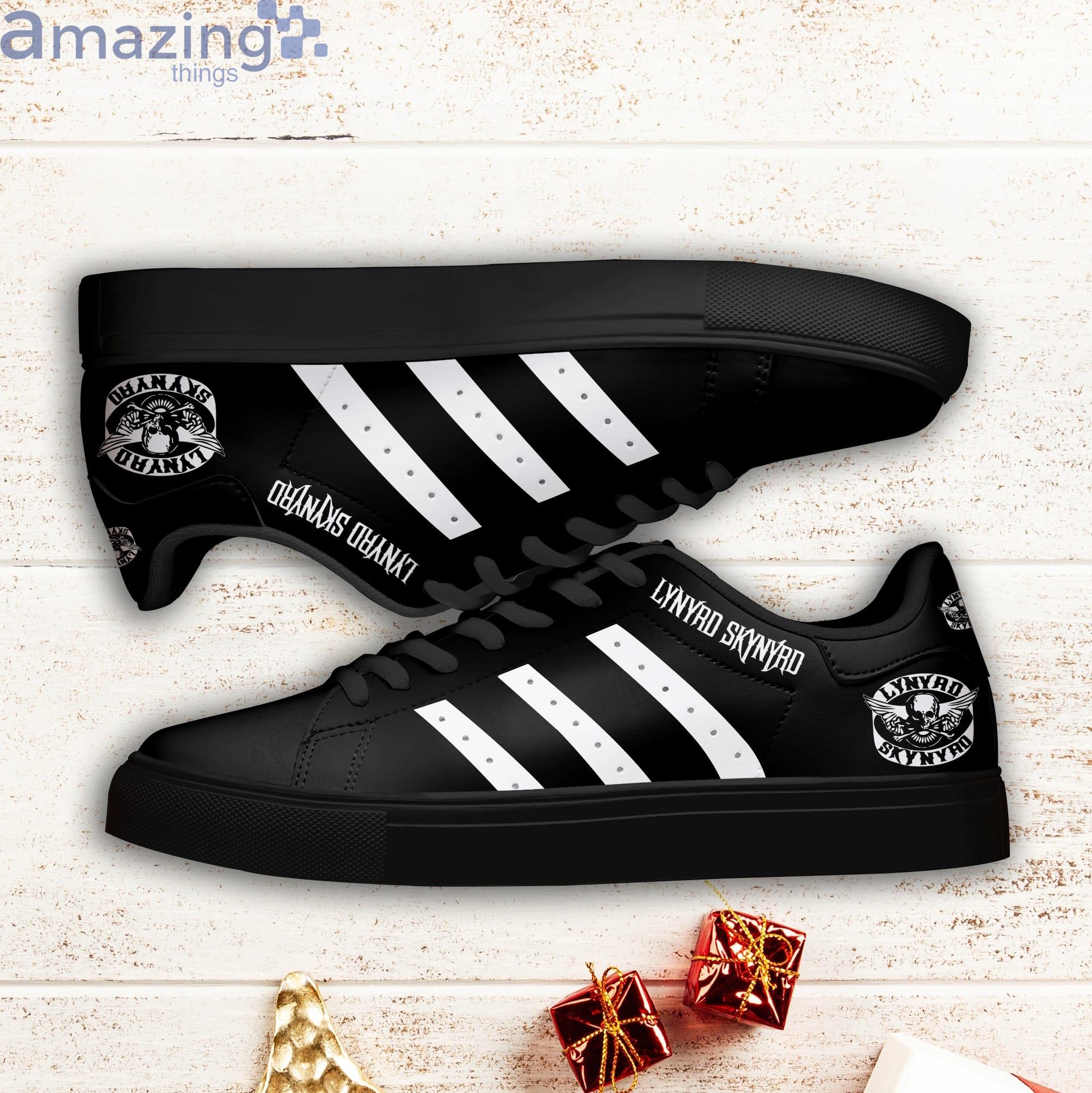 Lynyrd Skynyrd Stan Smith Black Low Top Skate Shoes image Lynyrd Skynyrd Stan Smith Black Low Top Skate Shoes Product Photo 2
