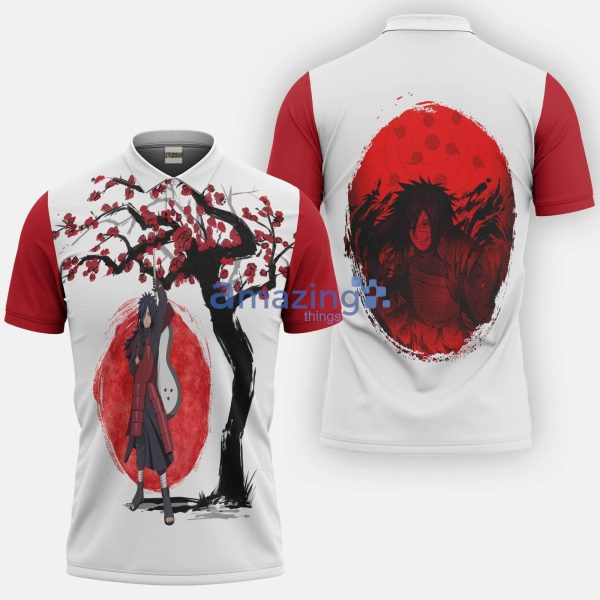 Madara Uchiha Anime Merch Printed 3D T-Shirt Ninja Under The Sun Product Photo 1