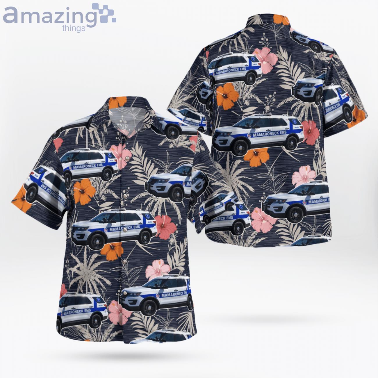 Mamaroneck New York Mamaroneck Ems Ford Utility Interceptor Fly Car Hawaiian Shirt image Mamaroneck New York Mamaroneck Ems Ford Utility Interceptor Fly Car Hawaiian Shirt Product Photo 1 Product photo 1