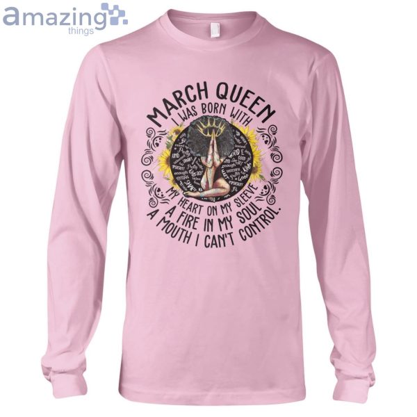 March Black Queen My Heart On My Sleeve Ladies T-Shirt Product Photo 8