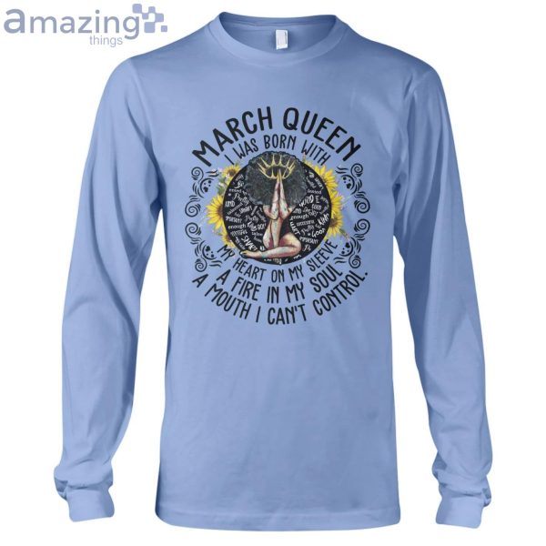 March Black Queen My Heart On My Sleeve Ladies T-Shirt Product Photo 9