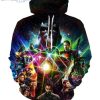 Marvel Heroes Infinity War All Over Print 3D Hoodie