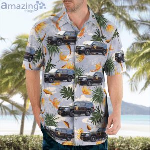 Maryland State Police Chevrolet Tahoe Hawaiian Shirt Product Photo 3
