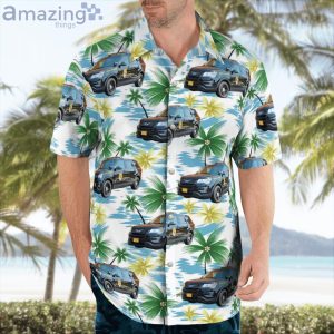 Maryland State Police Ford Police Interceptor Utility Hawaiian Shirt Product Photo 3