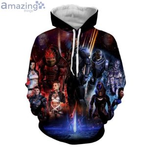 Mass Effect Galatic War Characters Full Print Game All Over Print 3D Hoodieproduct photo 5