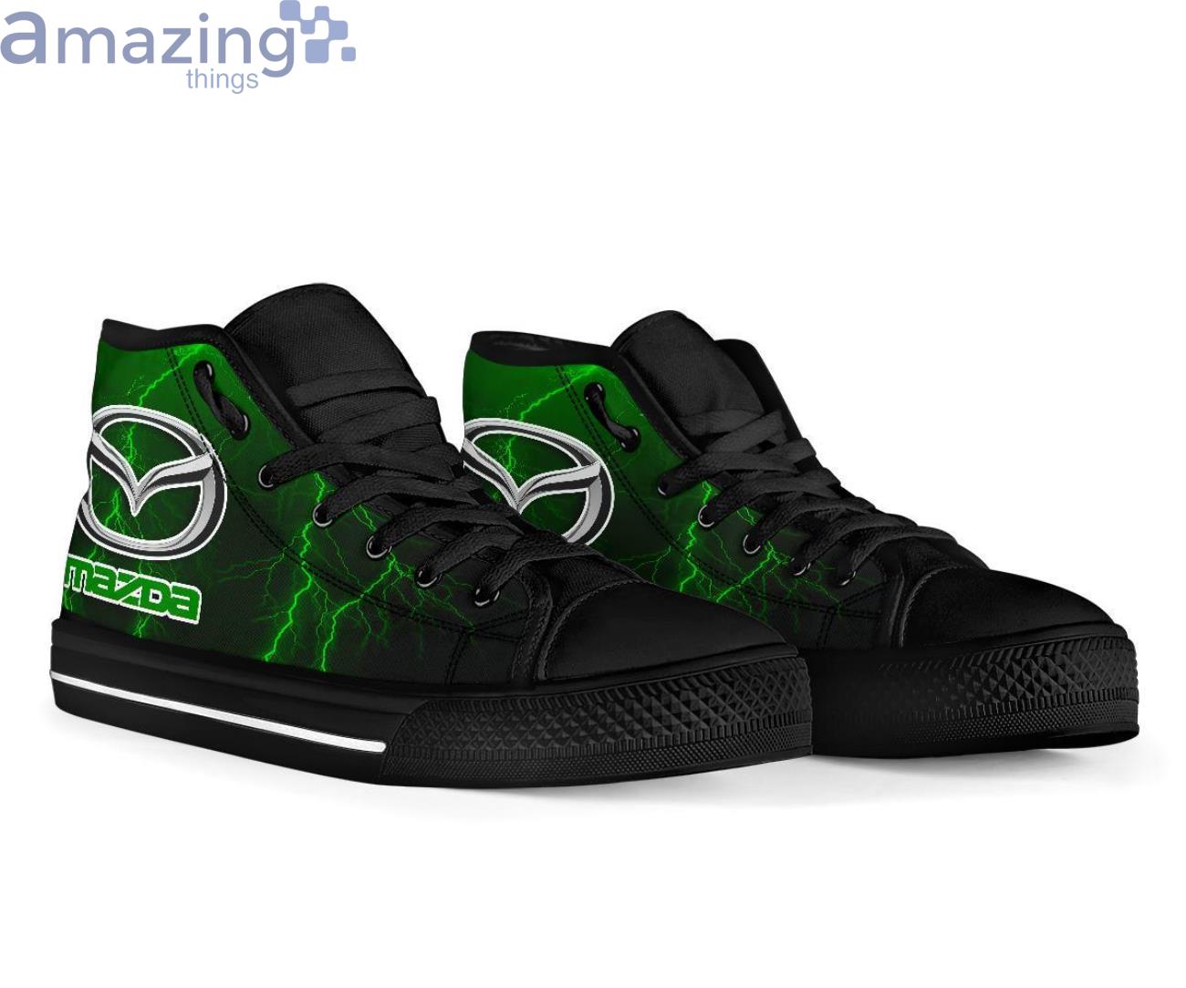 Mazda Thunder and Lightning Green High Top Shoes image Mazda Thunder and Lightning Green High Top Shoes Product Photo 3