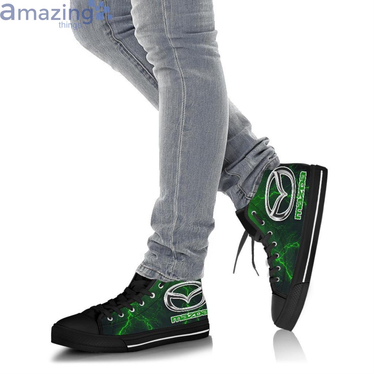 Mazda Thunder and Lightning Green High Top Shoes image Mazda Thunder and Lightning Green High Top Shoes Product Photo 5