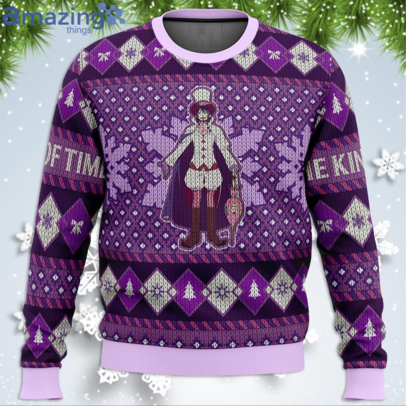 Mephisto Pheles Blue Exorcist Funny Christmas Gift Ugly Christmas Sweater Product Photo 1