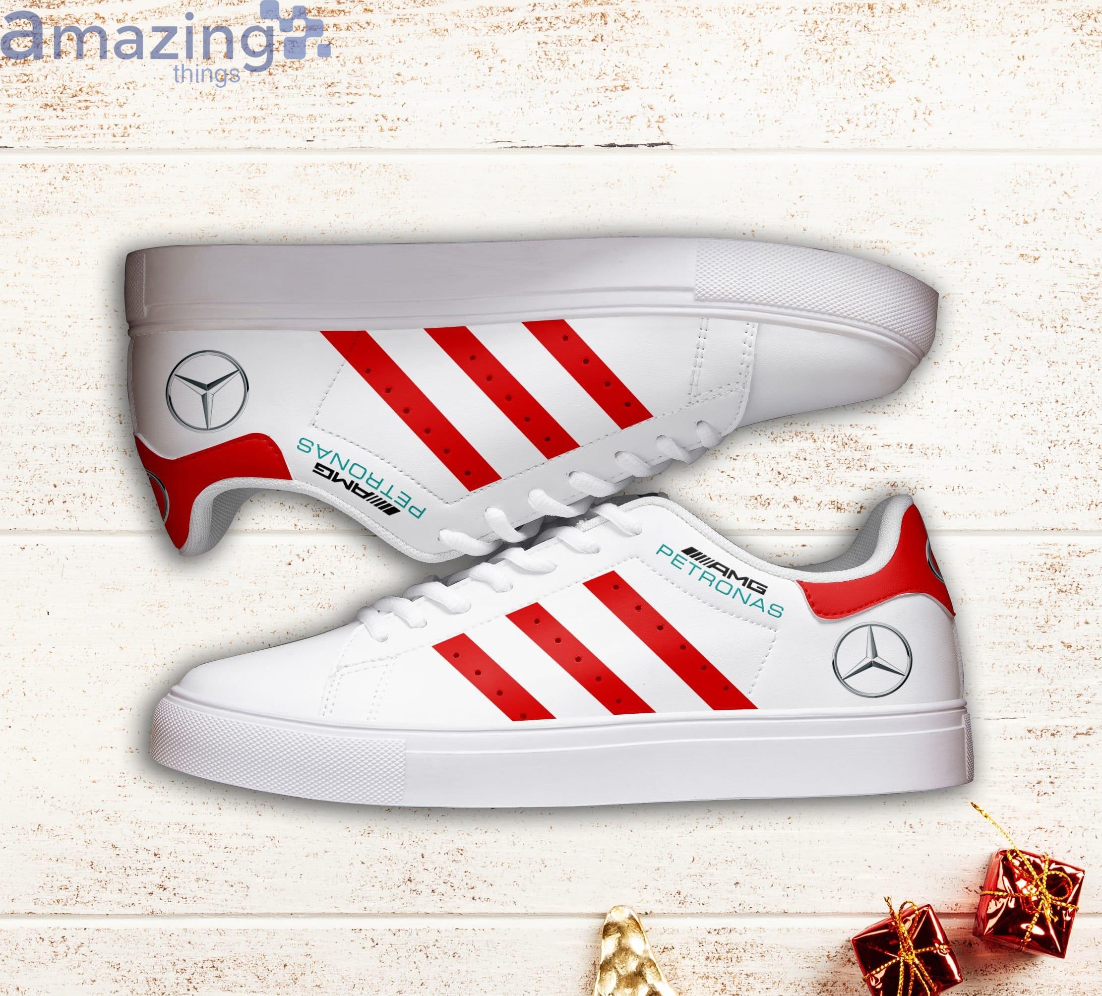 Mercedes Amg F1 Stan Smith Low Top Skate Shoes