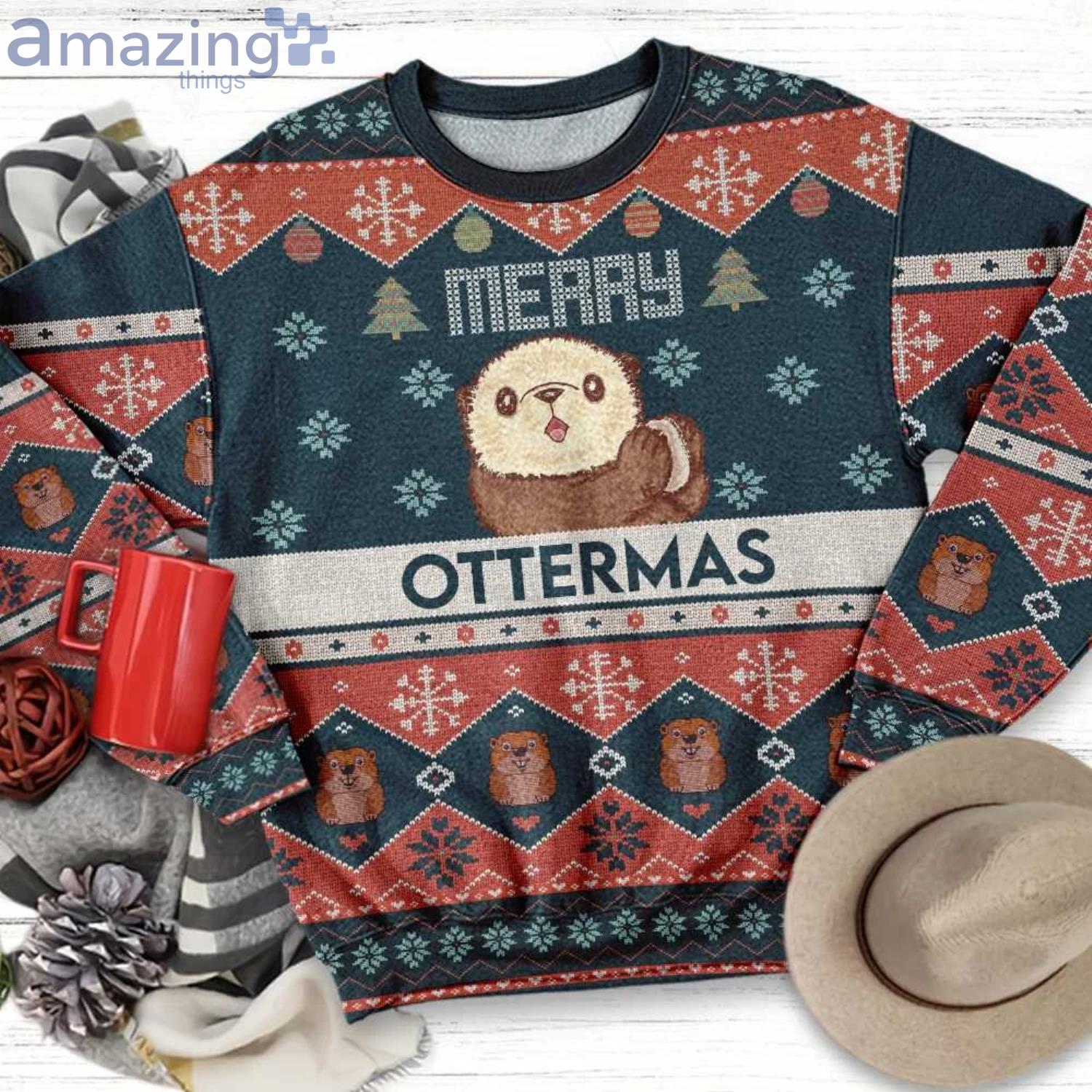 Merry Otter Mas Christmas Ugly Sweater image Merry Otter Mas Christmas Ugly Sweater Product Photo 1 Product photo 1