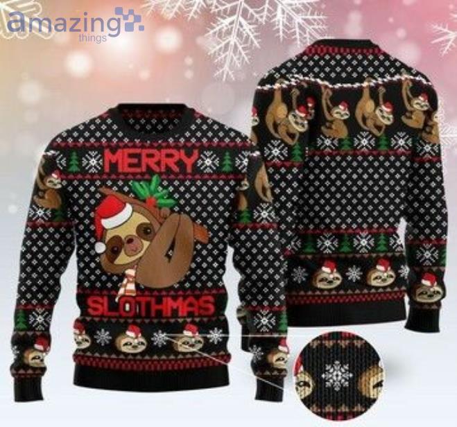 Merry Slothmas Christmas Ugly Sweater image Merry Slothmas Christmas Ugly Sweater Product Photo 1 Product photo 1