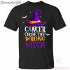 Metastatic Breast Choose The Wrong Witch Halloween T-Shirt