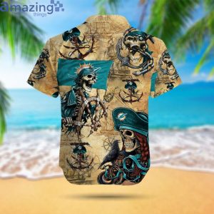 Miami Dolphins Pirates Fans Pirates Skull Hawaiian Shirt - Shibtee Clothing