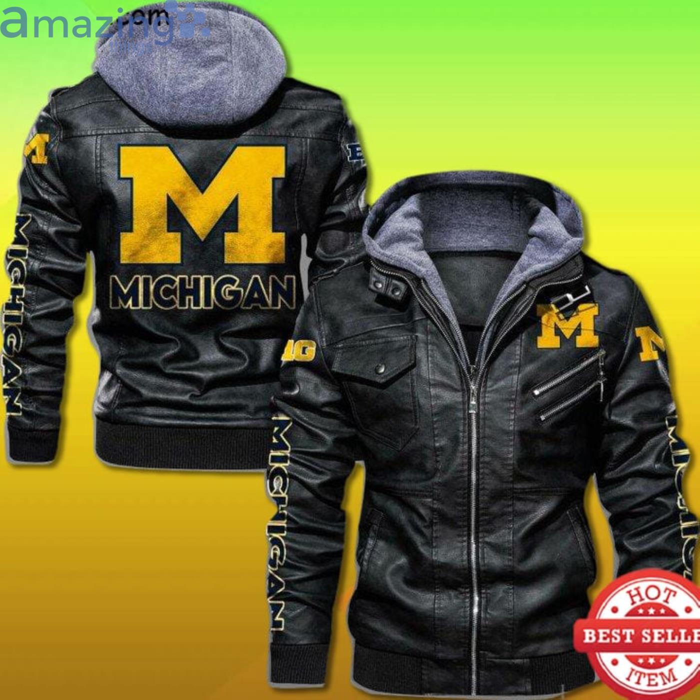 Football leather clearance jacket