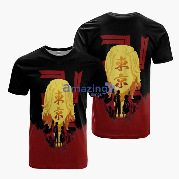 Mikey X Draken Tokyo Revengers Anime All Over Print 3D T-Shirt Product Photo 1