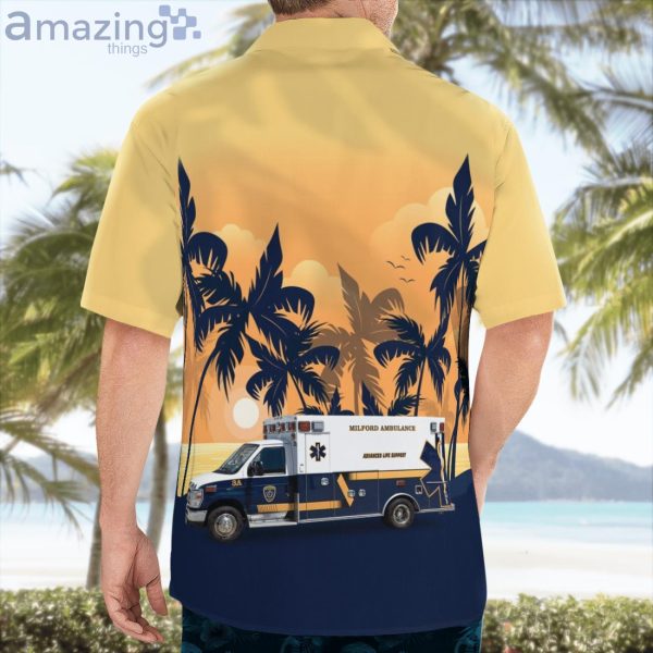 Milford New Hampshire Milford Ambulance Service Hawaiian Shirt Product Photo 4
