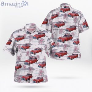 Milwaukee Wisconsin Milwaukee Fire Department 1947 Cadillac Sayers & Scovill Ambulance Hawaiian Shirt Product Photo 1
