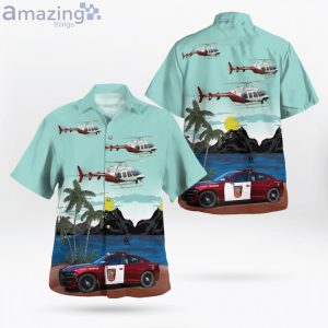 Minnesota State Patrol Dodge Chargers & Bell 407 Hawaiian Shirt Product Photo 1