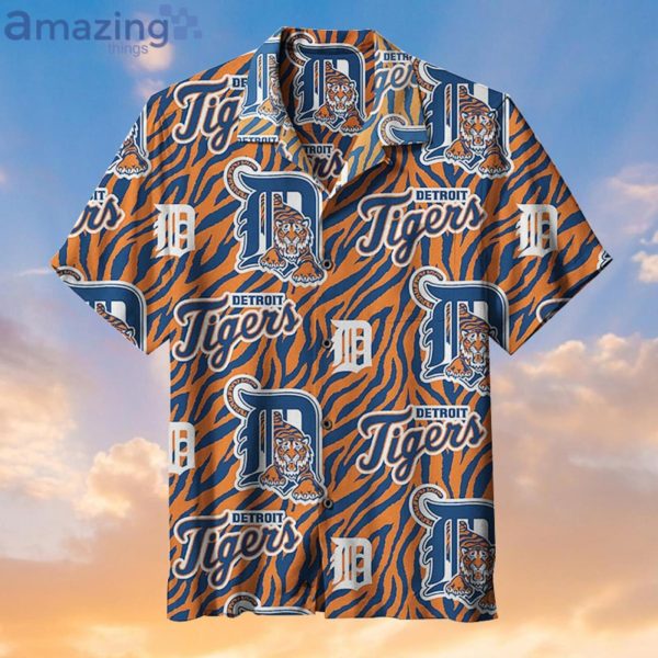 Mlb Detroit Tigers Baseball Team Hawaiian Shirt Product Photo 1