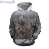 Mongol Warriors War All Over Print 3D Hoodie