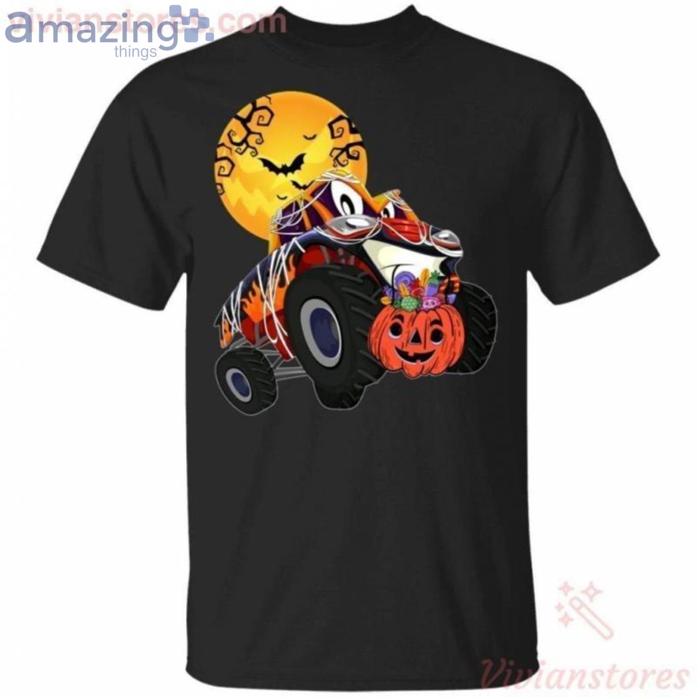 Monster Truck In Mummy Halloween Funny T-Shirt Product Photo 1