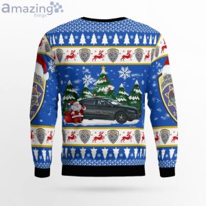 Montana Highway Patrol Ford Taurus 2016 Christmas Sweater Product Photo 3