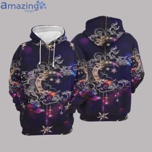 Moon And Star All Over Print 3D Hoodieproduct photo 2