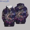 Moon And Star All Over Print 3D Hoodie