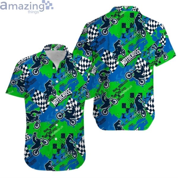 Motocross Hawaiian Shirt For Men And Womenproduct photo 1