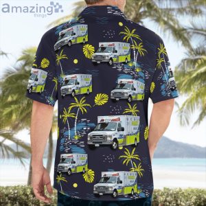 Muskoka Ems 5109 Ford E350 Demers Paramedic Ambulance Hawaiian Shirt Product Photo 2