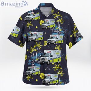 Muskoka Ems 5109 Ford E350 Demers Paramedic Ambulance Hawaiian Shirt Product Photo 3