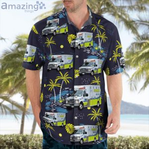 Muskoka Ems 5109 Ford E350 Demers Paramedic Ambulance Hawaiian Shirt Product Photo 4