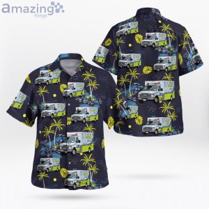 Muskoka Ems 5109 Ford E350 Demers Paramedic Ambulance Hawaiian Shirt Product Photo 1
