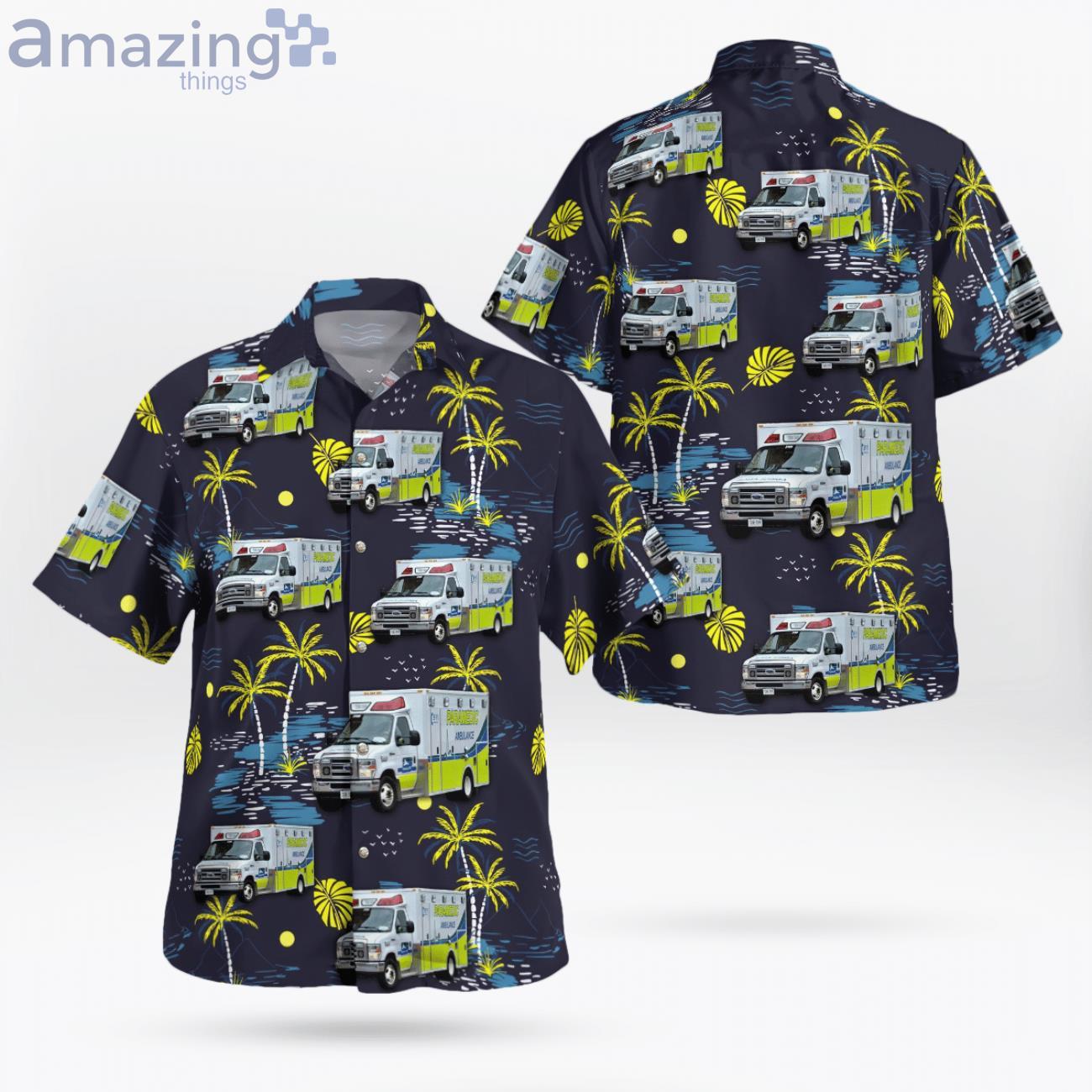 Muskoka Ems 5109 Ford E350 Demers Paramedic Ambulance Hawaiian Shirt image Muskoka Ems 5109 Ford E350 Demers Paramedic Ambulance Hawaiian Shirt Product Photo 1 Product photo 1