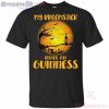 My Broomstick Runs On Guinness Funny Beer Halloween T-Shirt