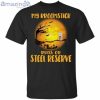 My Broomstick Runs On Steel Reserve Funny Beer Halloween T-Shirt