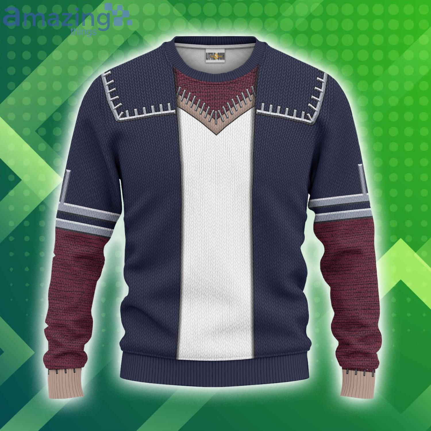 My Hero Academia Anime 3D Sweater Christmas Ugly Sweater Dabi Uniform Cosplay Product Photo 1