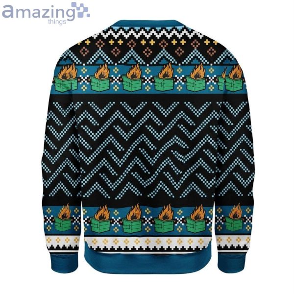 My Life Is A Dumpster Fire Ugly Christmas Sweater Product Photo 2