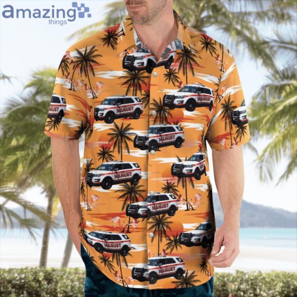 Nanuet New York Nanuet Ems Ford Interceptor Fly Car Hawaiian Shirt Product Photo 3